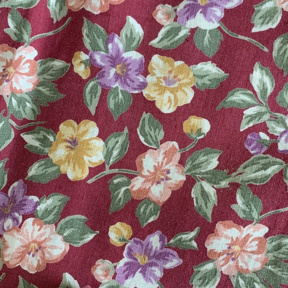 Vintage gap linen floral maxi dress size small - Picture 8 of 9